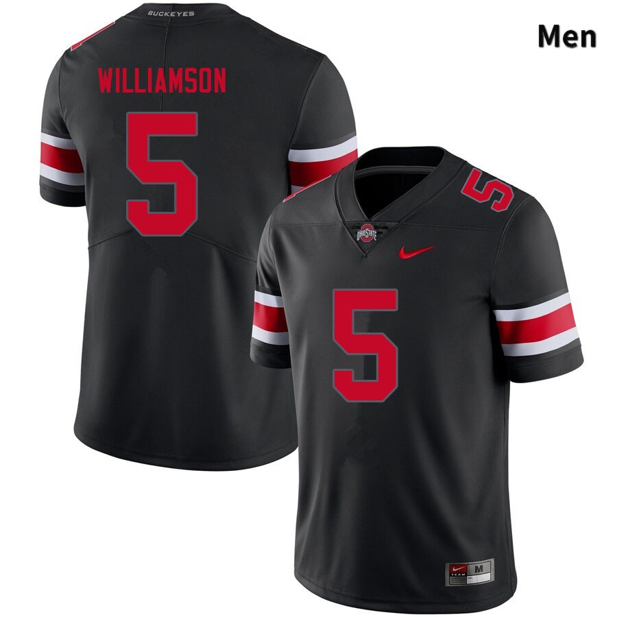 Ohio State Buckeyes Marcus Williamson Men's #5 Blackout Authentic Stitched College Football Jersey